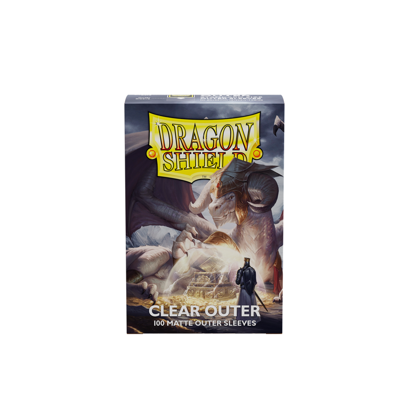 Dragon Shield Matte Outer Sleeves Clear