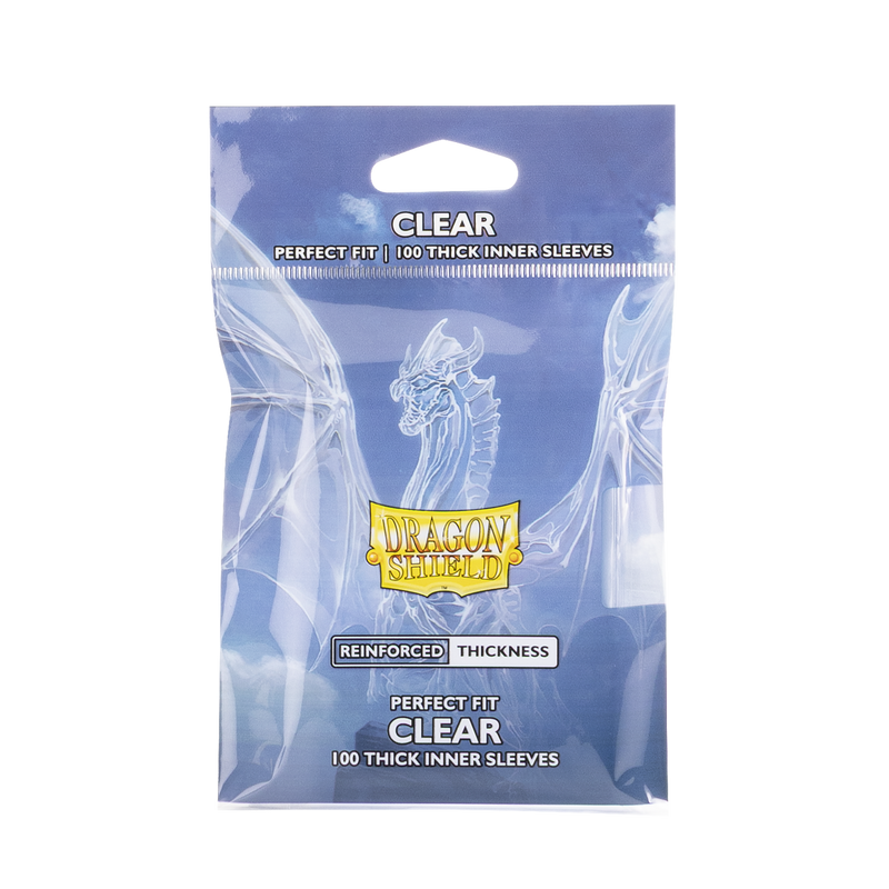 Dragon Shield Perfect Fit Thick Inner Sleeves Clear