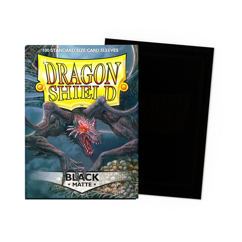 Dragon Shield Matte Sleeves Black 100-Pack