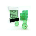 Chessex: Borealis Light Green/gold Luminary 12mm d6