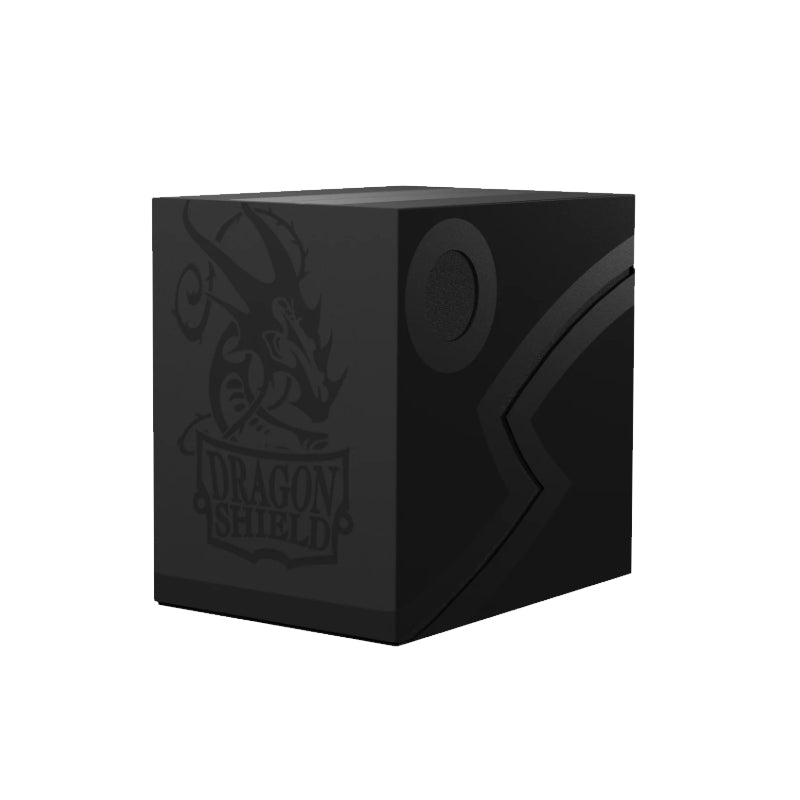 Dragon Shield Revised Double Shell - Shadow Black (Holds 100+)