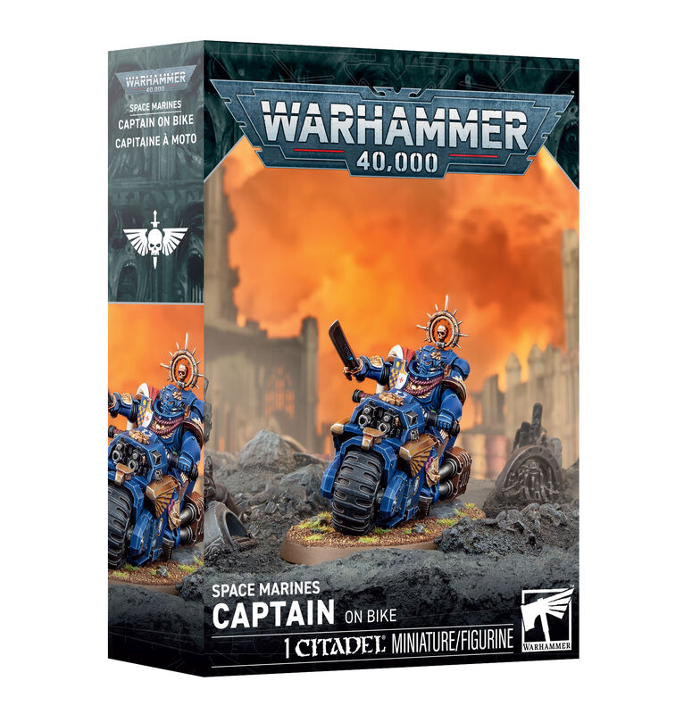 GW - W40K - Space Marines: Captain on bike